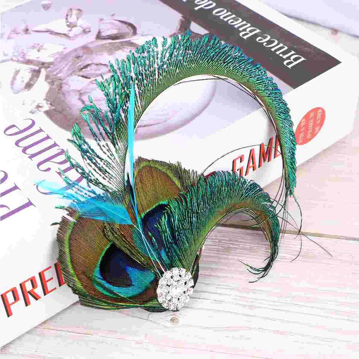 

Hair Clip Hairpin Piece Crystal Wedding Dance Rhinestone Fascinator Flapper Pin Dish Cocktail Headdress Headpiece