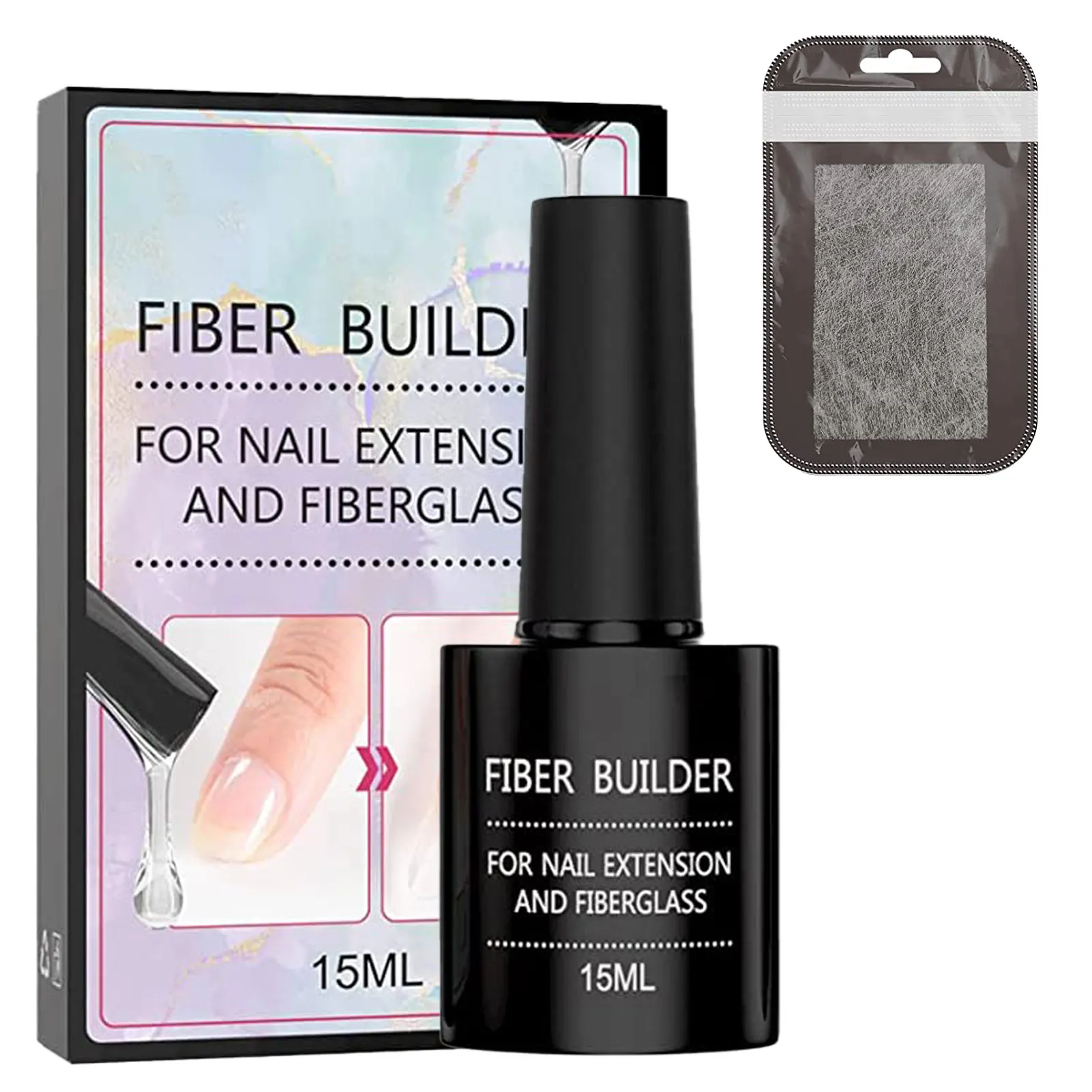 

Nail Extension Fiberglass Kit Gel Nail Polish For Nail Extension Quick Extension Nail Shaping Material False Nails Fake Tips