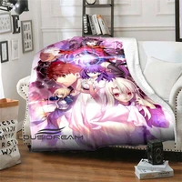 fatestay night anime plush blanket cartoon flannel blanket soft cartoon and blanket warm sofa bedroom quilt throw blanket