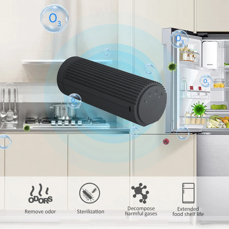 

Car Indoor Desktop Office Air Purifier Portable Negative Lon Generator Low Noise Air Freshener Deodorization Sterilization