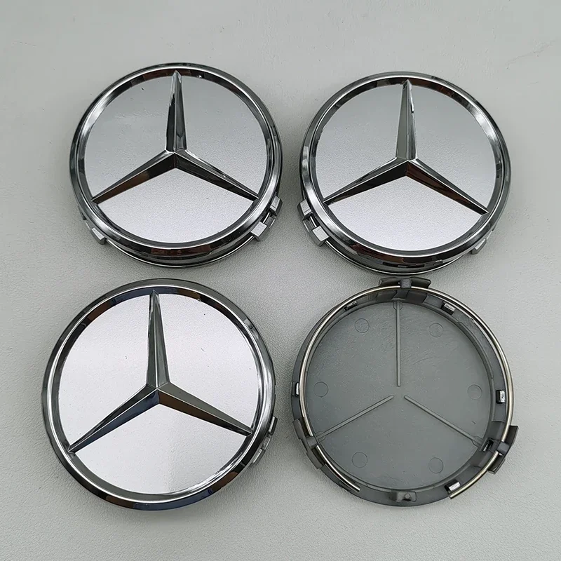 

4 шт. ABS 75 мм колпаки центральной ступицы колес автомобиля для Mercedes Benz W176 W177 W246 W203 W204 W205 W212 W213 X156 W117 W118 X253 W166 W167