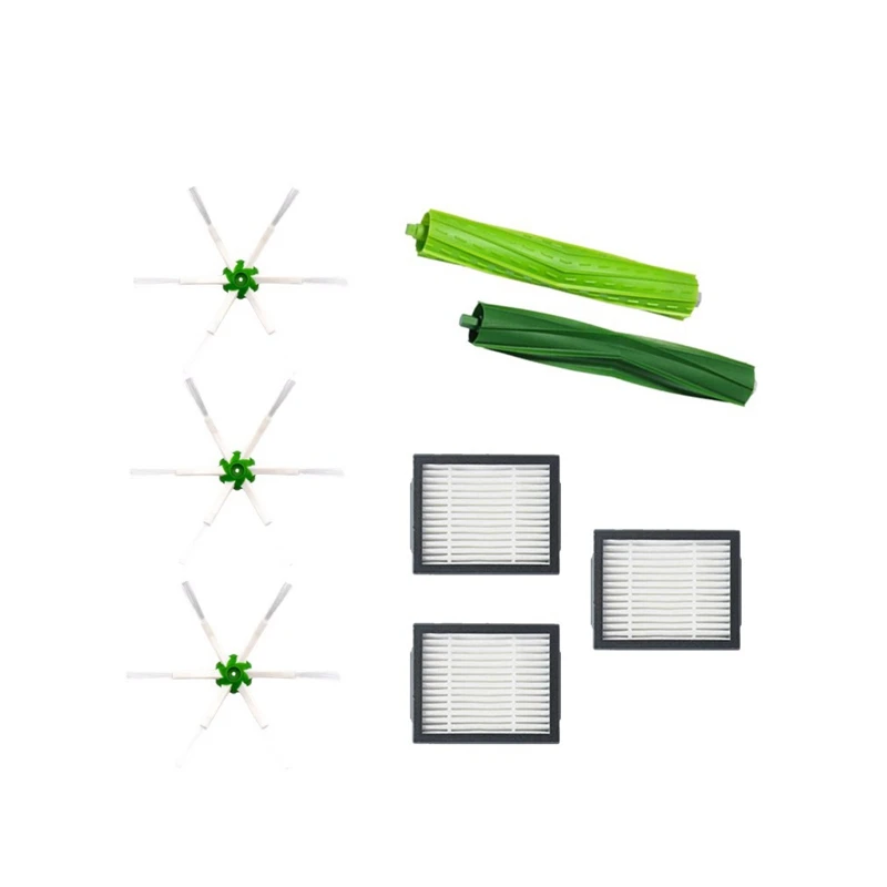 

8 PCS For Irobot Roomba Sweeping Robot E5 E6 I7 I7+ Accessories Main Brush Side Filter Mesh Elements Accessories