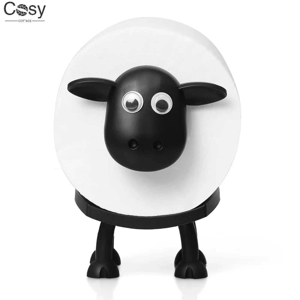 Держатель для туалетной бумаги с овцами забавный держатель рулона овцы из смолы