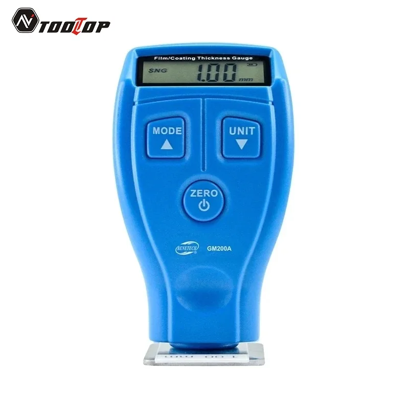 GM200A Digital Thickness Gauge Car Film Coating Measure Ultrasonic Coat Painting Thickness Meter