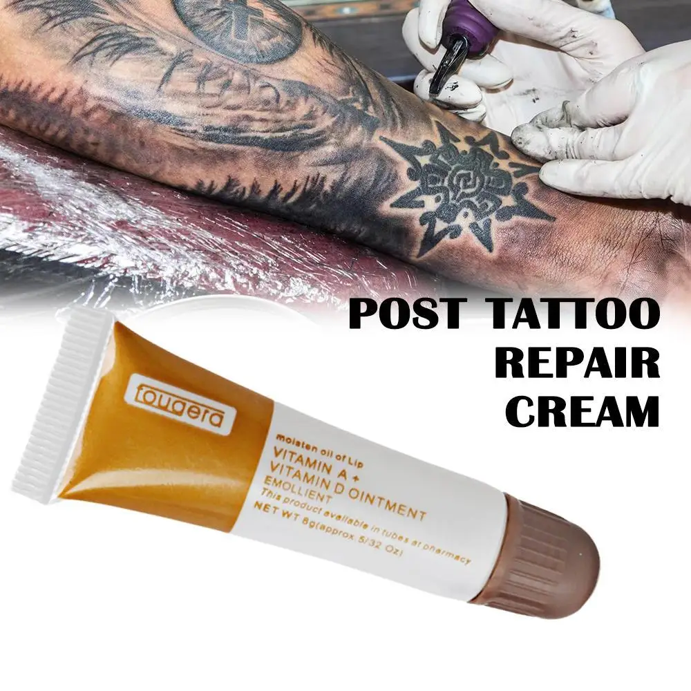 

100 шт. крем для ухода за татуировкой после нанесения макияжа, восстанавливающий гель для мазь A & D, восстанавливающий шрамы крем для ухода за кожей после бровей