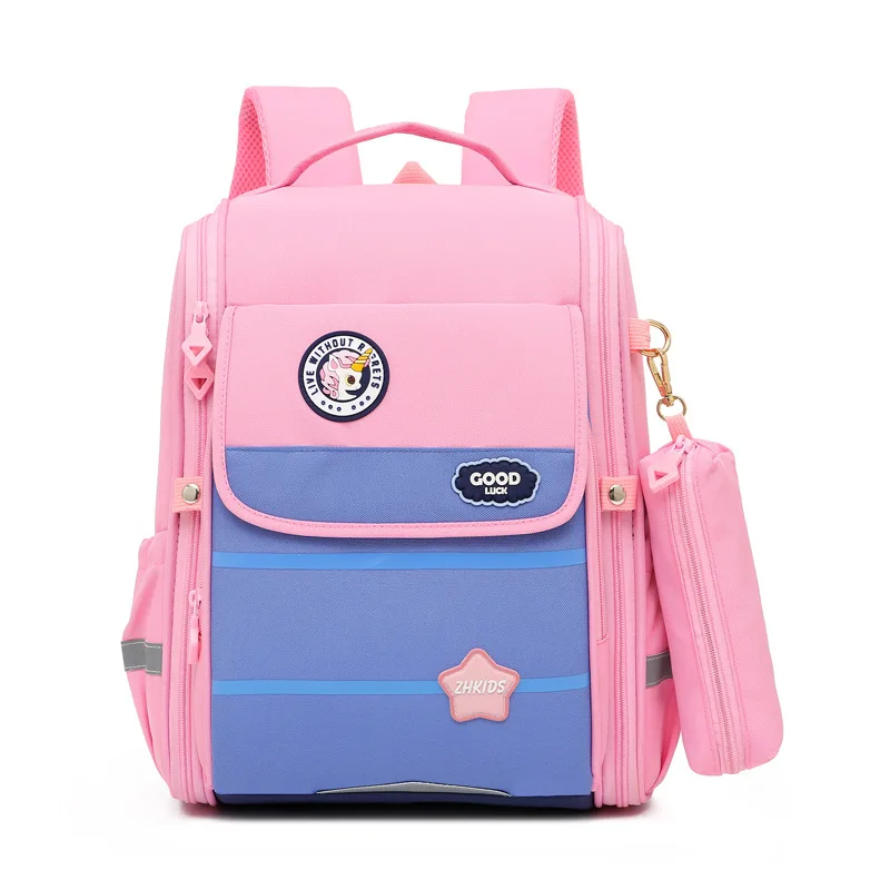 New Girl Boy Backpack with Pen Bags Children Unicorn Cute Backpacks for Travel Grade 1-4 Primary School Student Bag Mochila Hot