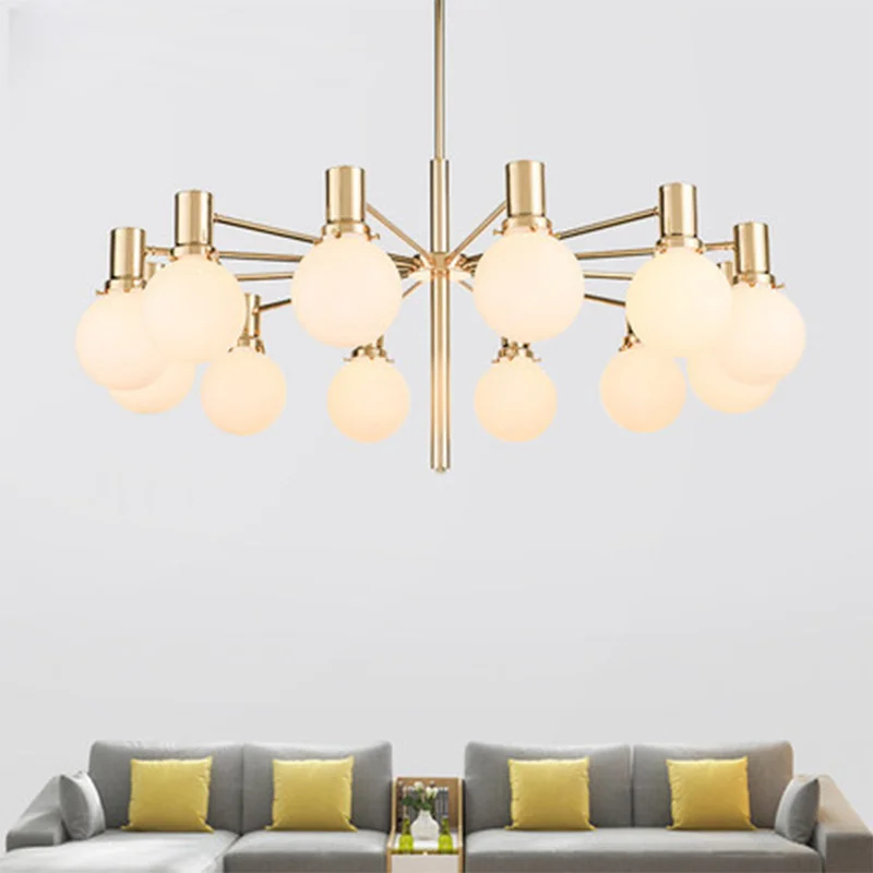 

Хрустальная люстра с круглым светом, современная светодиодная люстра, паук, овальный шар, промышленное стекло, круглая железная люстра, све...