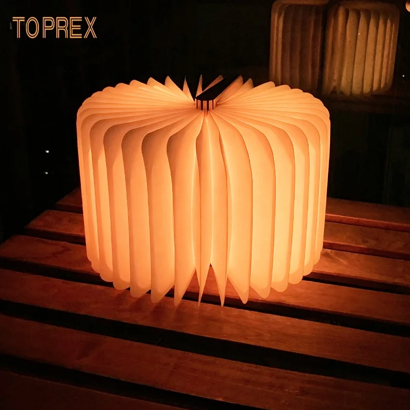 Складные подарочные предметы милая Usb-книга со светодиодной подсветкой складная