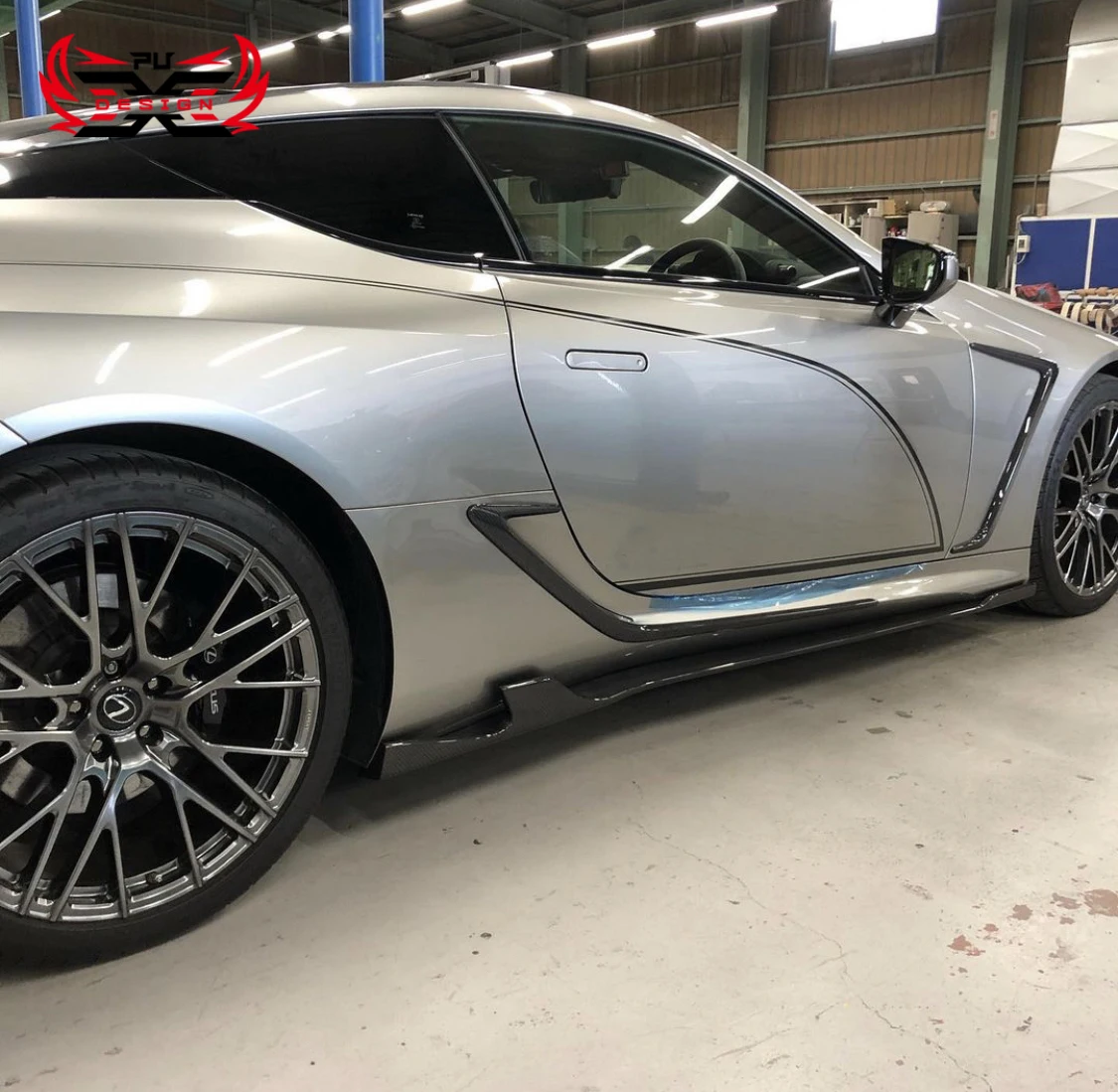 Оптовая продажа для Lexus LC500 LC500H сухой передний бампер из углеродного волокна