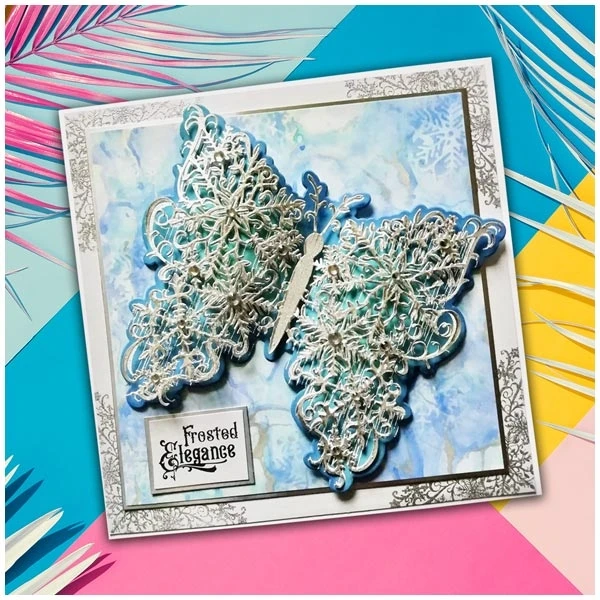 Металлические пресс-формы форма Снежинка бабочка Скрапбукинг Бумага рукоделие