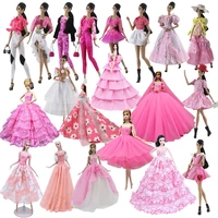 16 bjd clothes fashion pink accessories for barbie doll clothes outfits top skirt trousers dress kids 11 5 dollhouse diy toys