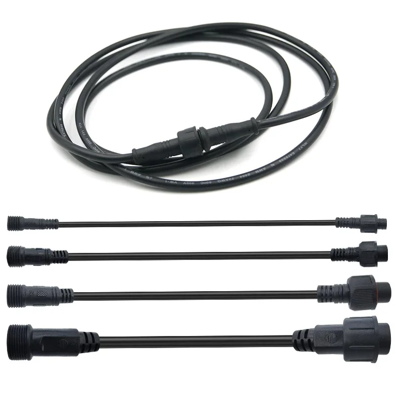 

Водонепроницаемый удлинительный кабель IP67 Male Female 2-8 Pin