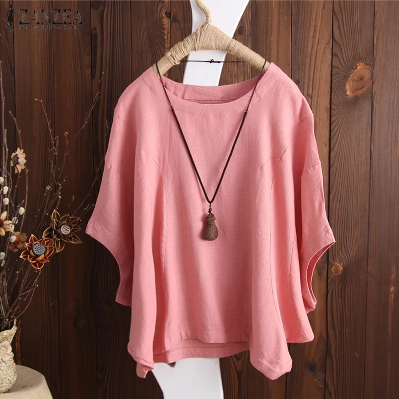 2022 cotton and linen maternity short-sleeved t-shirt women loose one