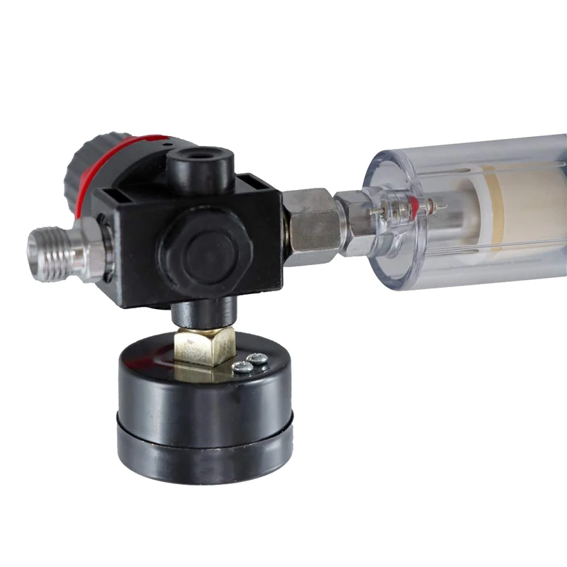 Пульверизатор HVLP регулятор давления воздуха и 1/4 дюйма многоразовый миниатюрный