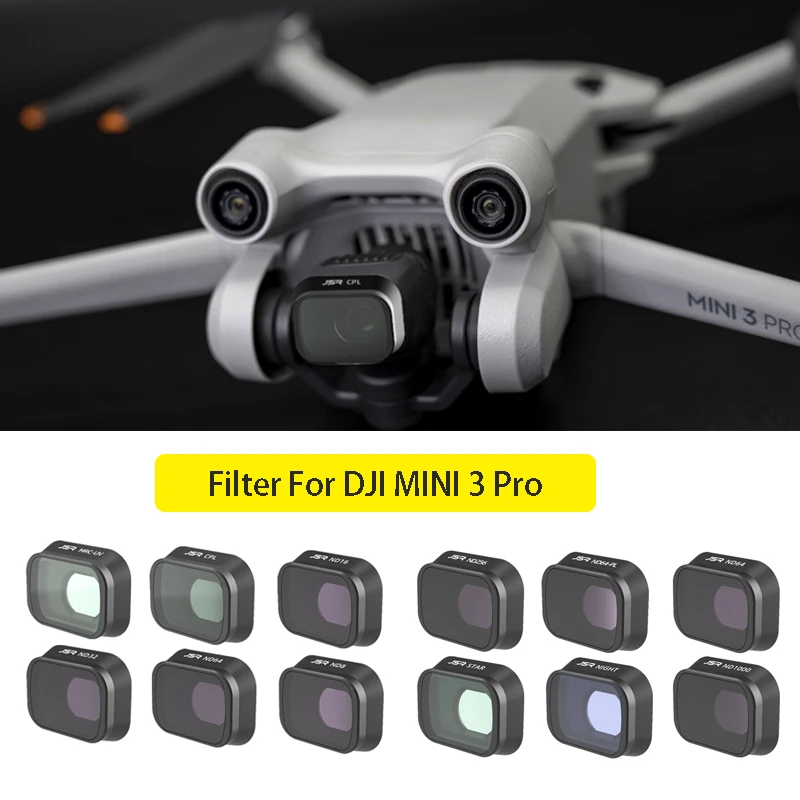 Drone Filter Kit For DJI Mini 3 Pro Neutral Density Polar Camera Accessories UV CPL ND NDPL64/8/16/32 Star Mini 3 Pro Filter