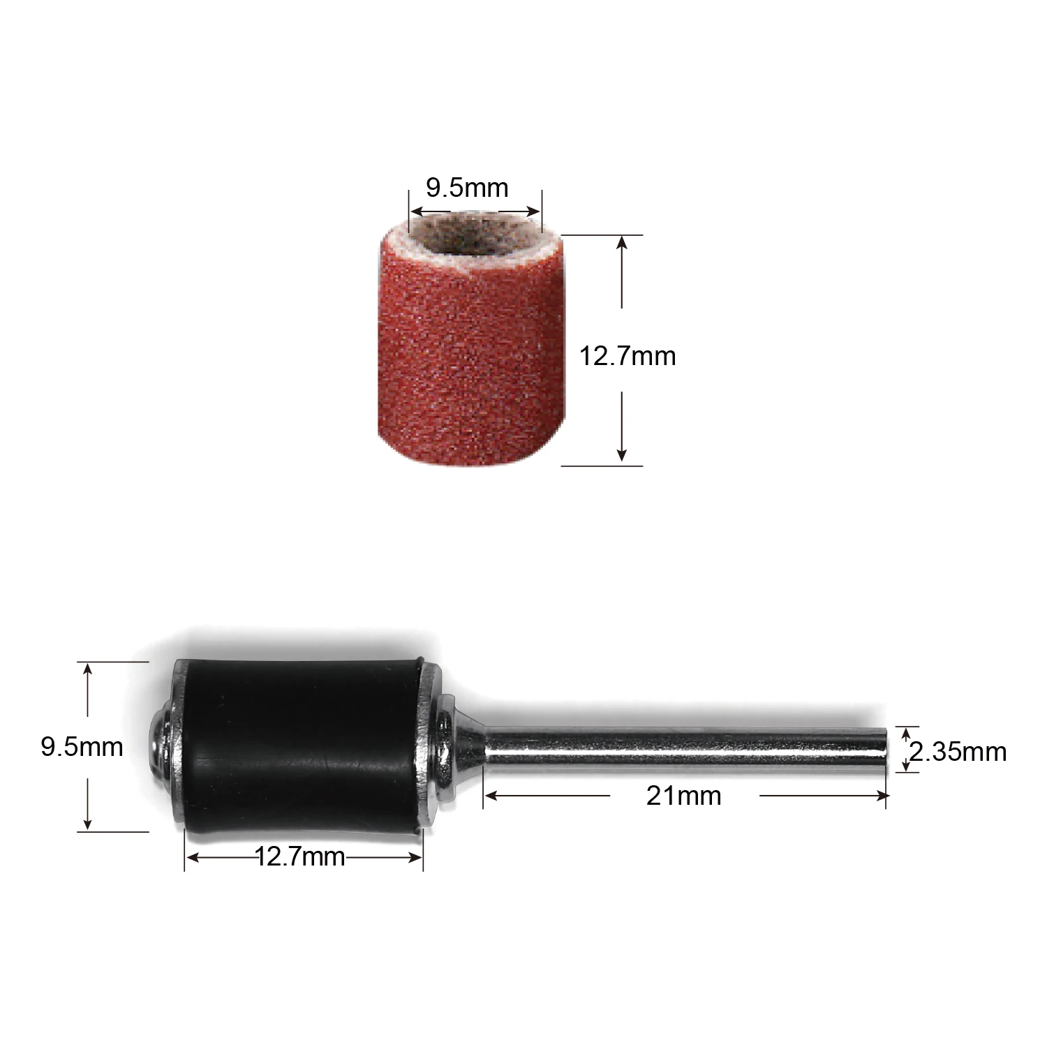 Набор шлифовальных барабанов #320 Грит шлифовальные ленты с 2 35 мм/3 17 мм