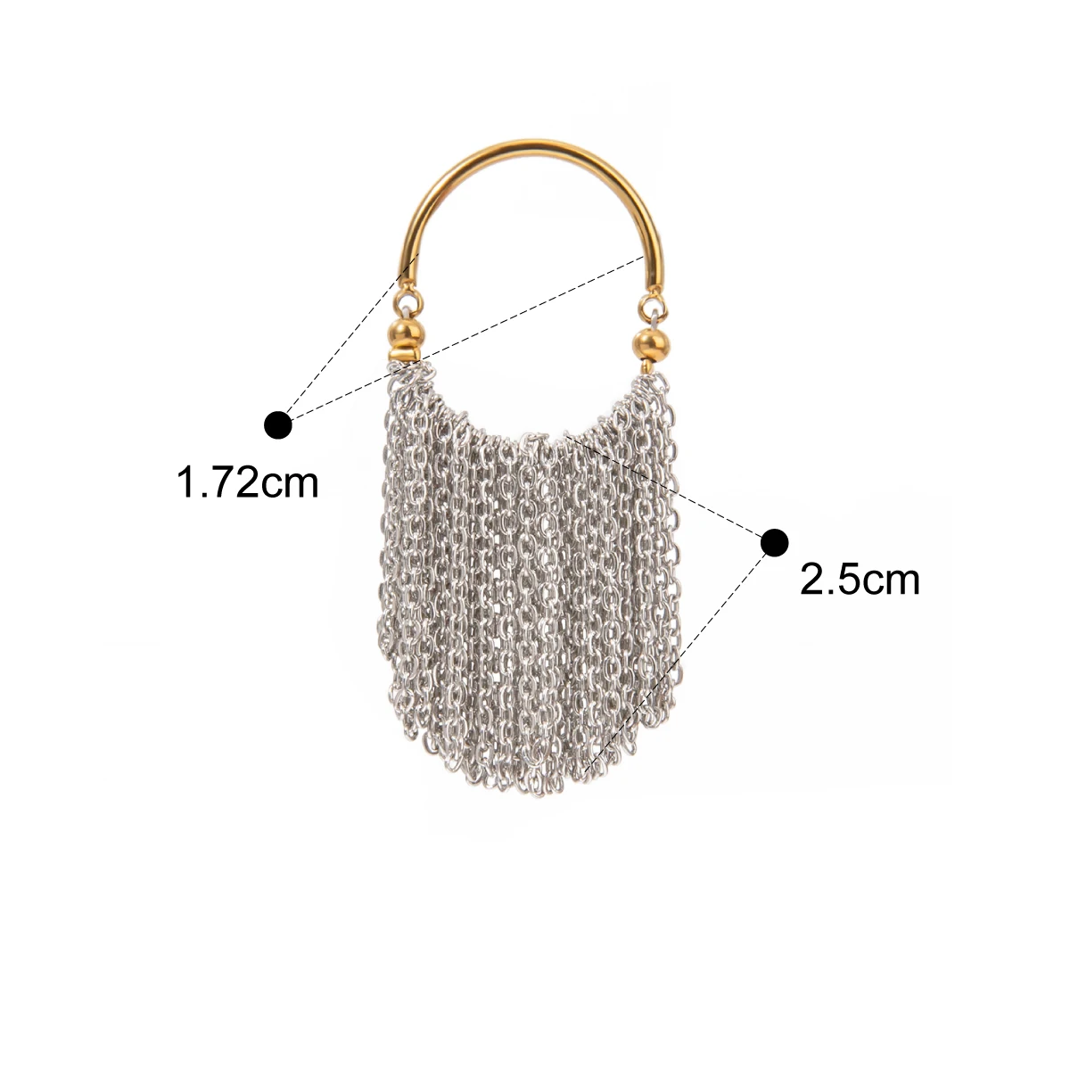 Yori из нержавеющей стали золотого серебряного цвета смешанная цепочка с