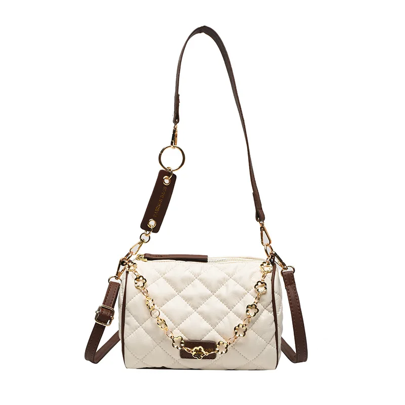 

Fashion Simple Shoulder Handbags Women's Bag 2022 Trend Small Aesthetic Lingge Luxury Designer Bags for Women Tote Bag Crossbody