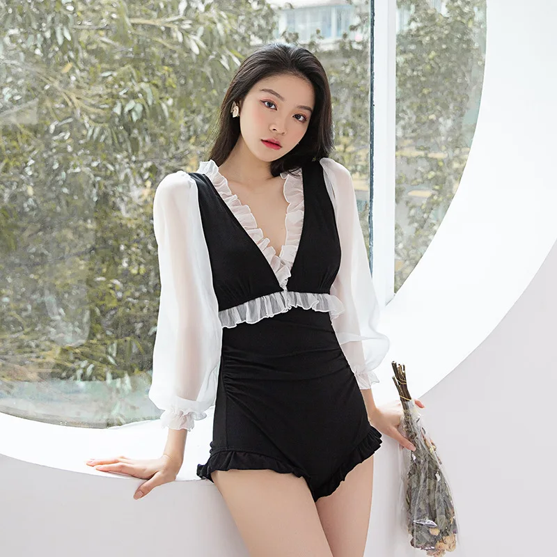 

One Piece Swimsuit Push Up Swimwear For Women 2022 1 Brazilian Bathing Suit Female New Bikini Patchwork Nylon Sexy Swim May