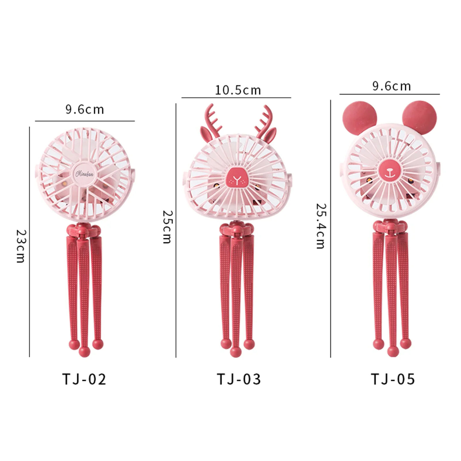 

Портативный вентилятор Осьминог с светильник кой, трехскоростная регулировка, кронштейн для подзарядки через USB, лето