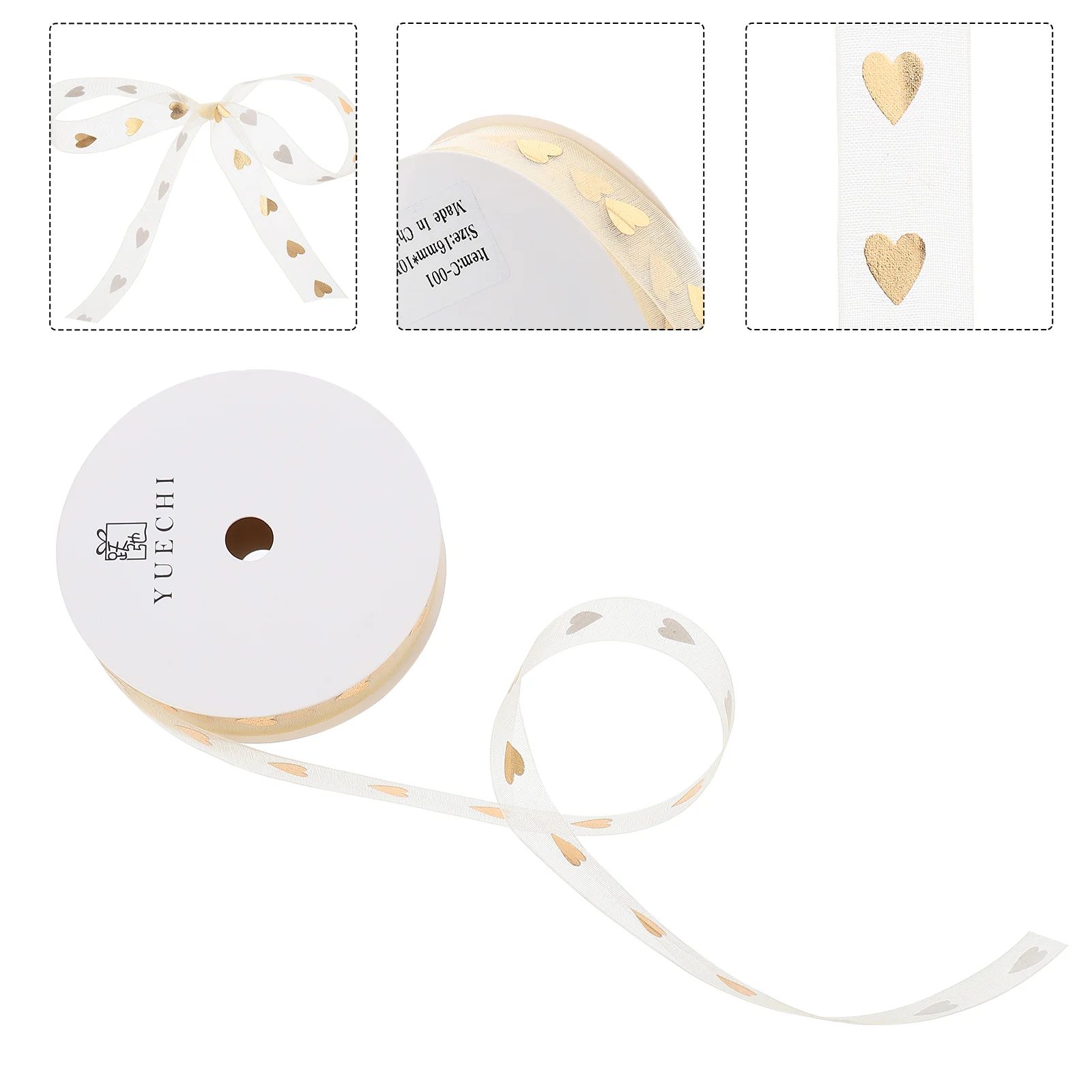 

Ribbon Christmas Goldgift Wrapping Ribbonstree Crafts Diy Gifts Holiday Decorative Packaging Band Grosgrainstrip Red Sheer