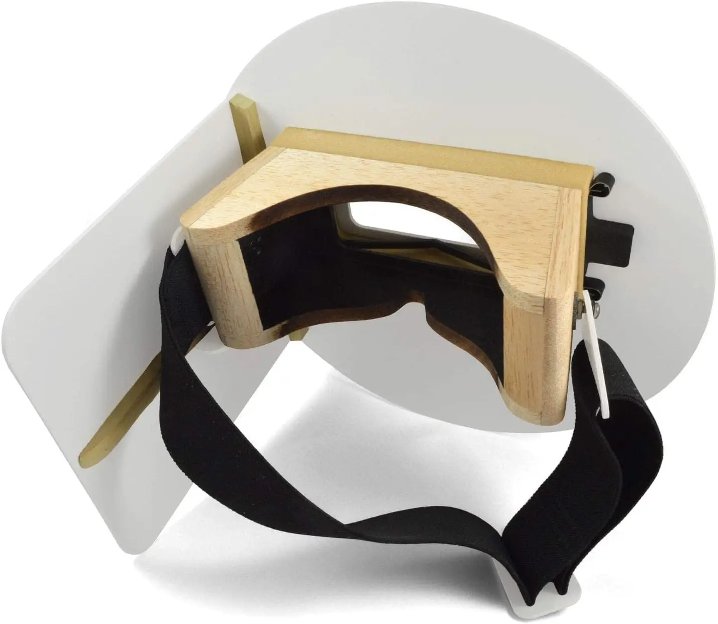 

Pancake Welding Hood Helmet w/Strap - Right Handed - White