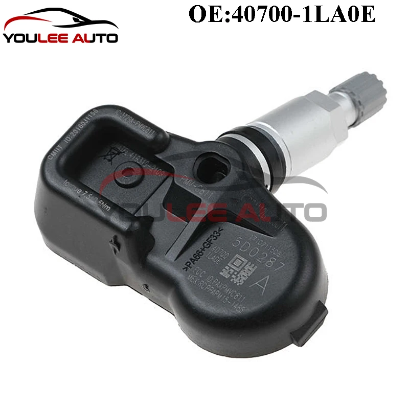 4шт 40700-1LA0E 407001 LA0E PMV-C811 Датчик давления в шинах TPMS для Nissan 370Z Cube Juke Leaf Quest Infiniti EX35 FX35
