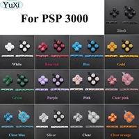 yuxi replacement left right buttons kit buttons set key pad for psp3000 for psp 3000 game console