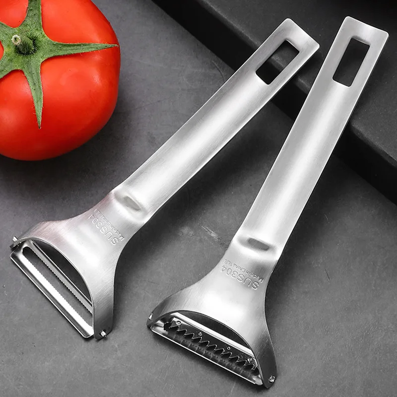 

Kitchen New Stainless Steel Vegetable Fruits Peeler Multi-functional Carrots Potato Cucumber Graters Household Gadgets Tools