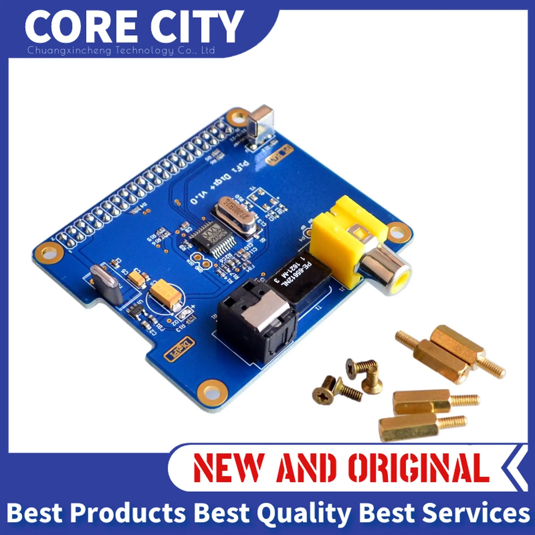 

Raspberry Pi HIFI DiGi цифровая звуковая карта I2S SPDIF, плата расширения, цифровой чип для Raspberry Pi 2/B +/A +, поддержка Raspberry pi 3