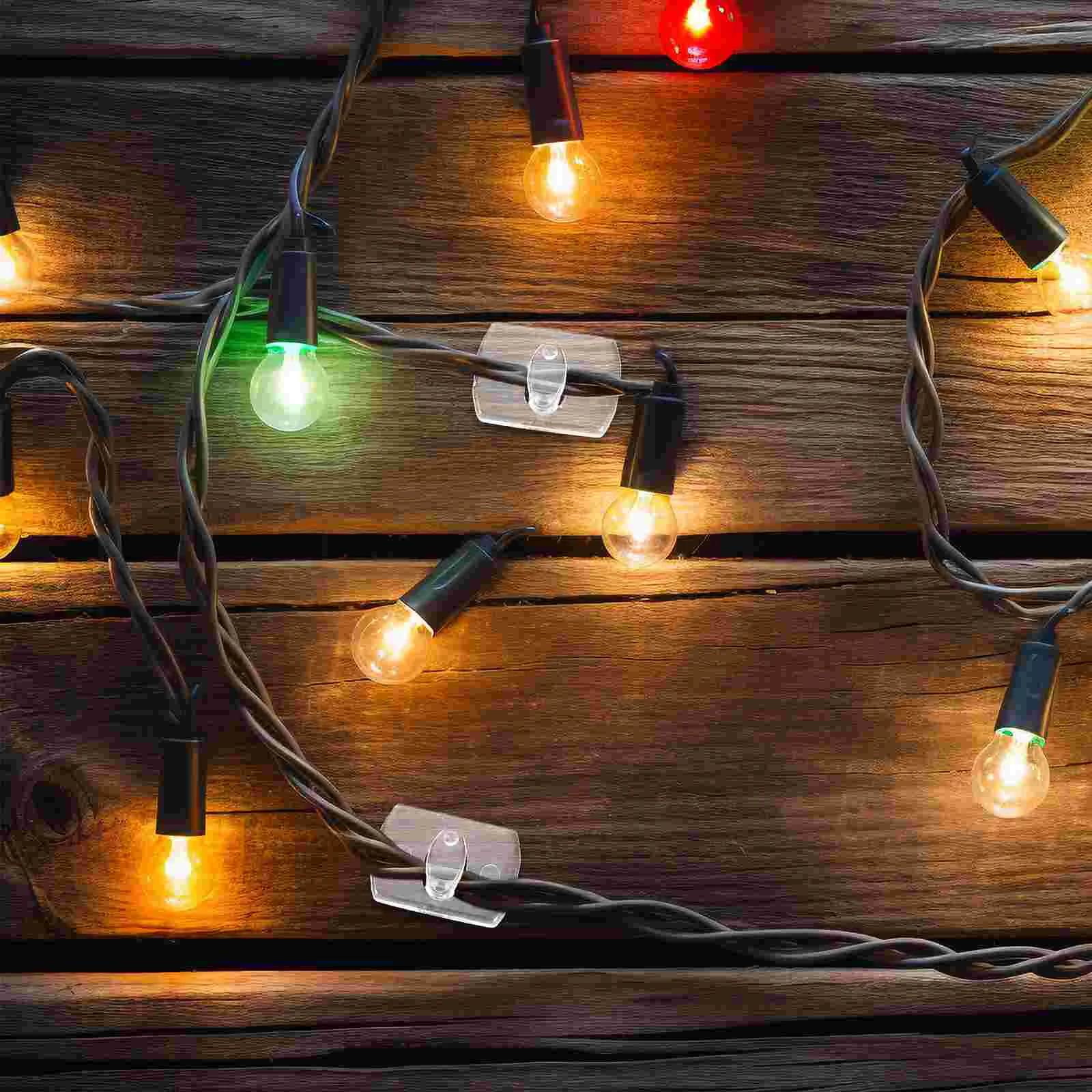 20 шт. настенные зажимы мини-крючки светильник крепежные вешалки свободные