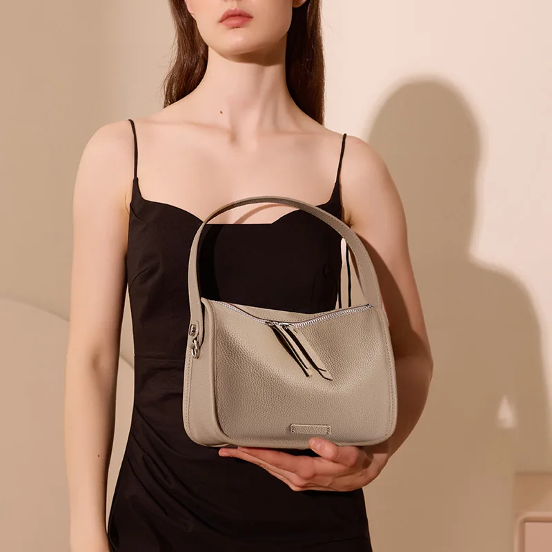 New Fashion Women's brown Handbag Vintage soft leather shoulder bag for women derma  Fashion Versatile Cowhide Crossbody Bag