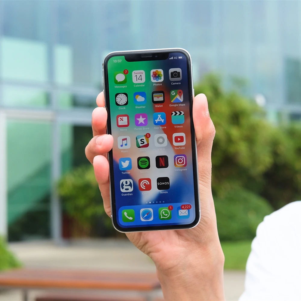 Apple iPhone X 4G LTE Unlocked Mobile Phones 64GB/256GB ROM 3GB RAM Hexa Core 5.8