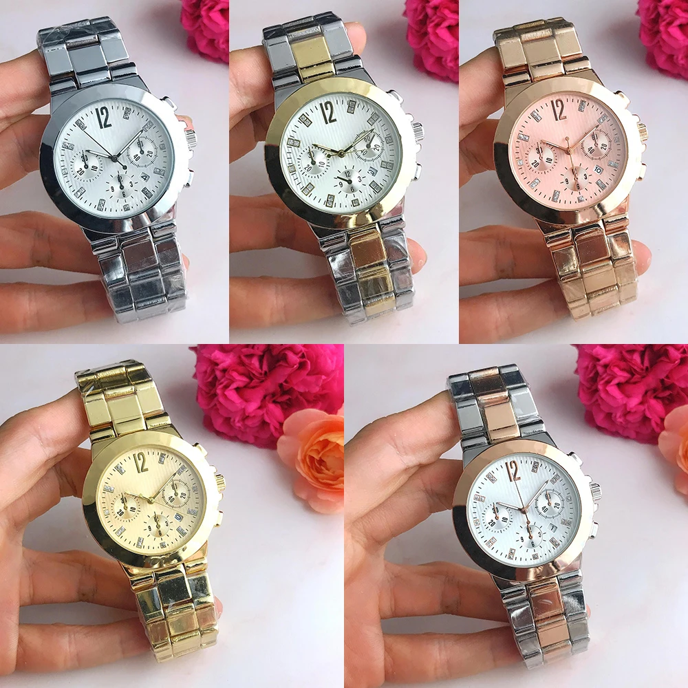 Мужские вращающиеся кварцевые часы PAN из нержавеющей стали в европейском и