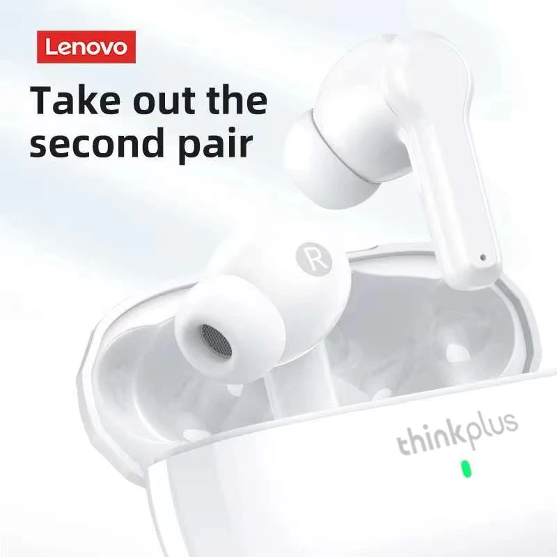 Фото Беспроводные Bluetooth-наушники Lenovo LP1S TWS Pro 6 для спорта и музыки с шумоподавлением, HD-звонками и игровой гарнитурой для мужчин и женщин №5