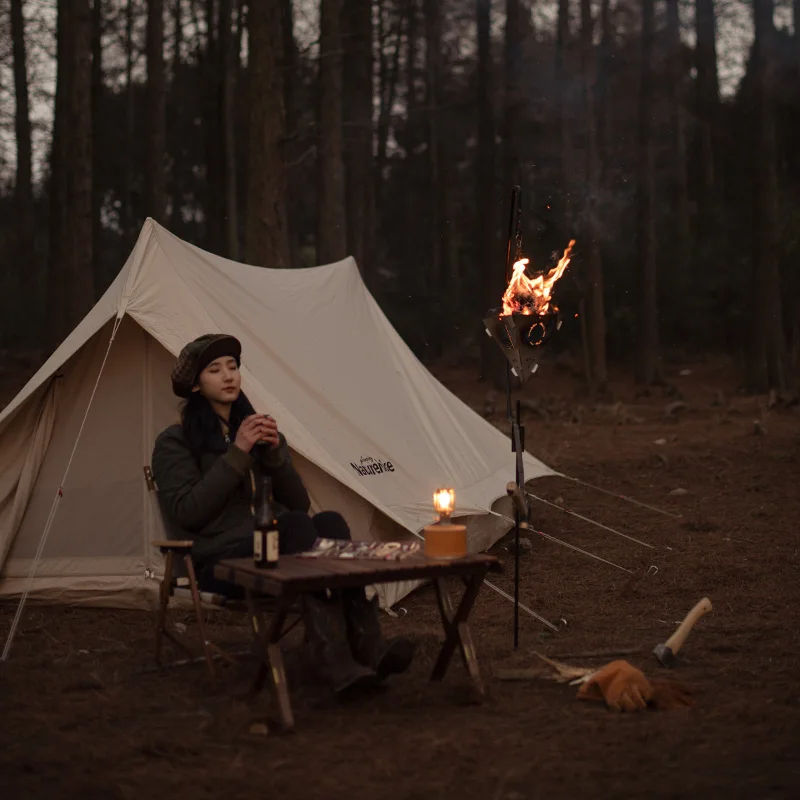 Треугольная подставка для костра Naturehike вешалка-цепочка печь из нержавеющей