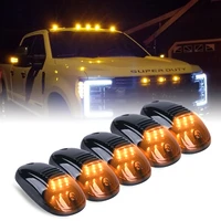 5pcs 9smd 3030 led cab roof top marker running lights for truck suv 4x4 amber led accessories led lights for most trucks suv 4x4