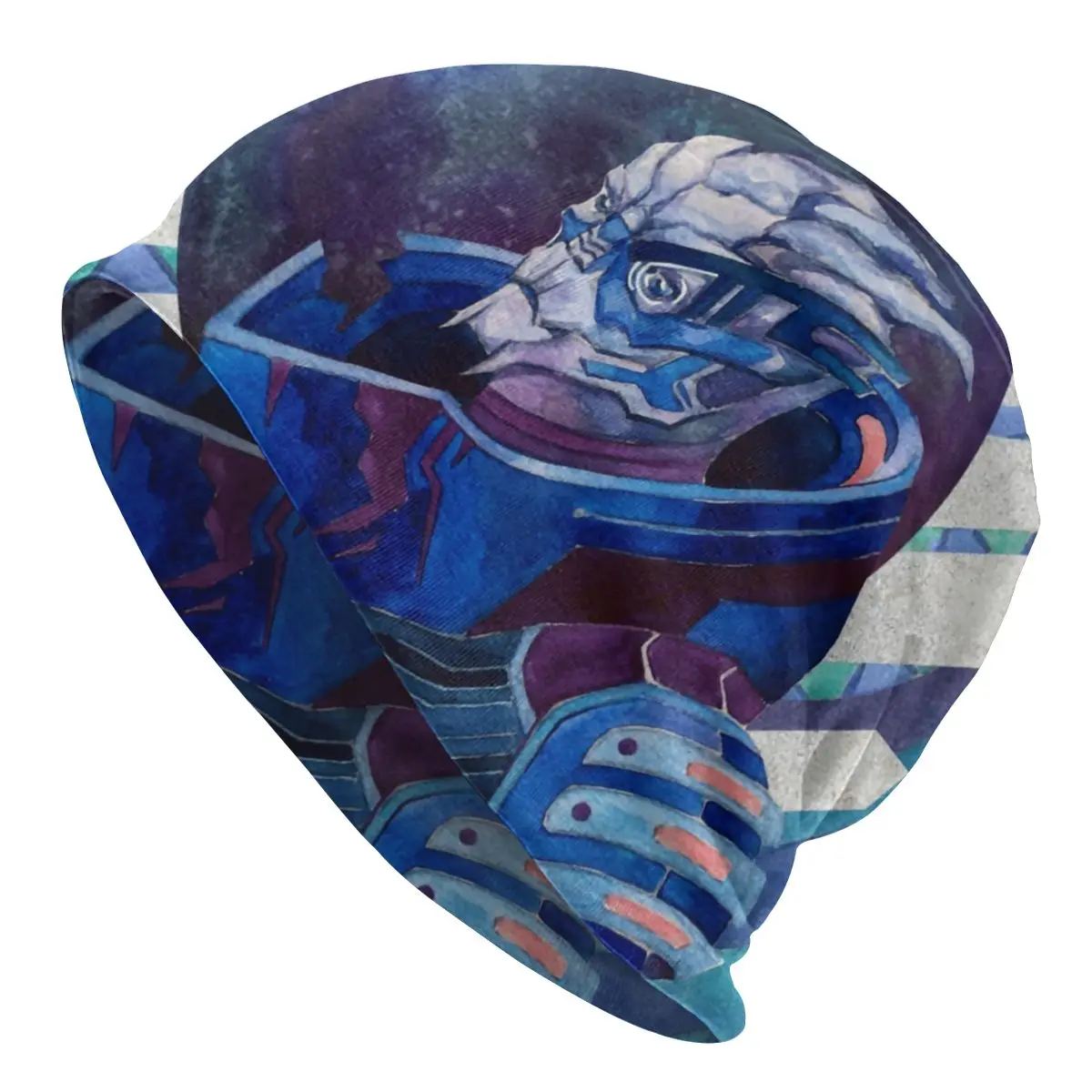 

Зимняя Вязаная Шапка-бини унисекс, с эффектом массы