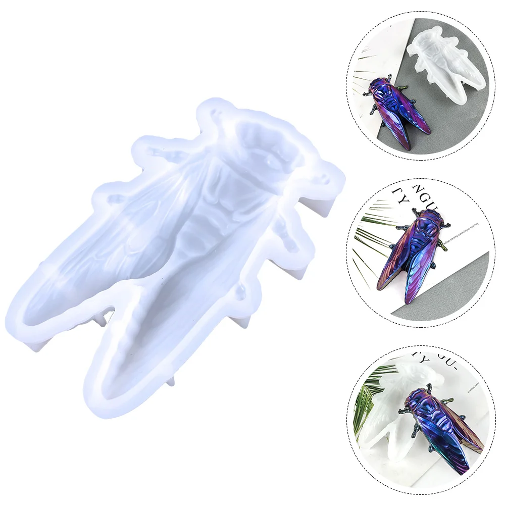 

Handicraft Silicone Cicada Ornament Mold Earring Resin Molds DIY Animal Pendant