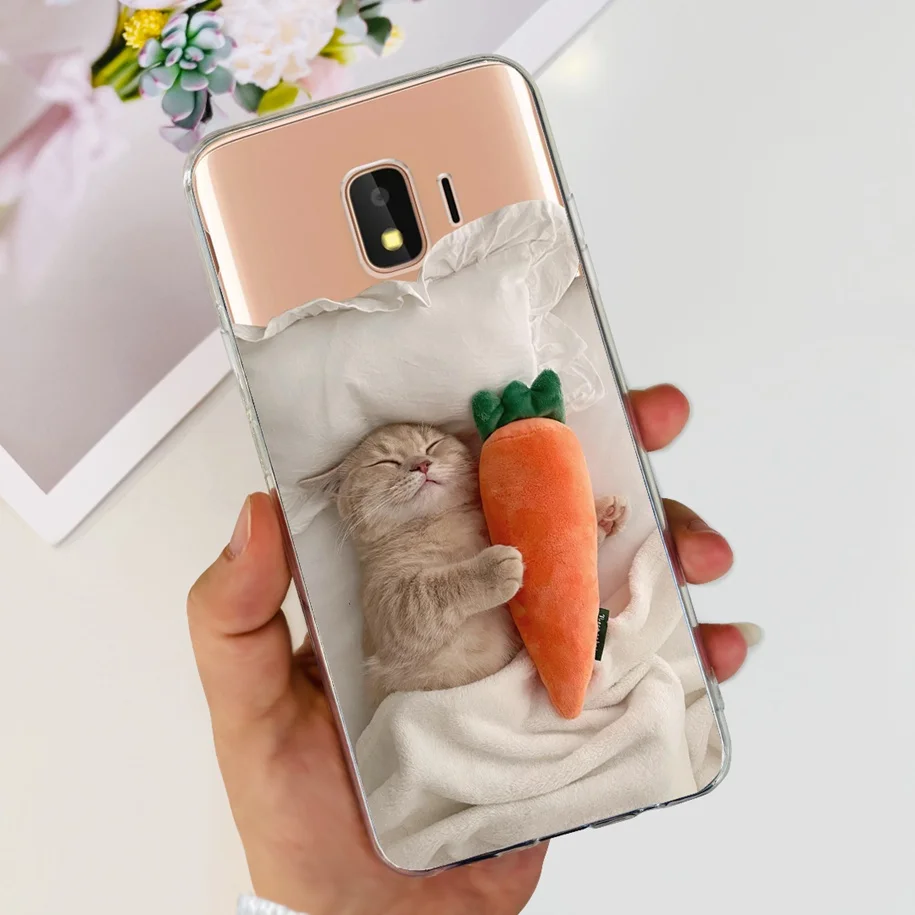 Фото Чехол для Samsung Galaxy J2 Core Pro 2018, модный прозрачный силиконовый мягкий чехол с цветочным рисунком для Samsung J2Core J2Pro J2 2018, чехол №4