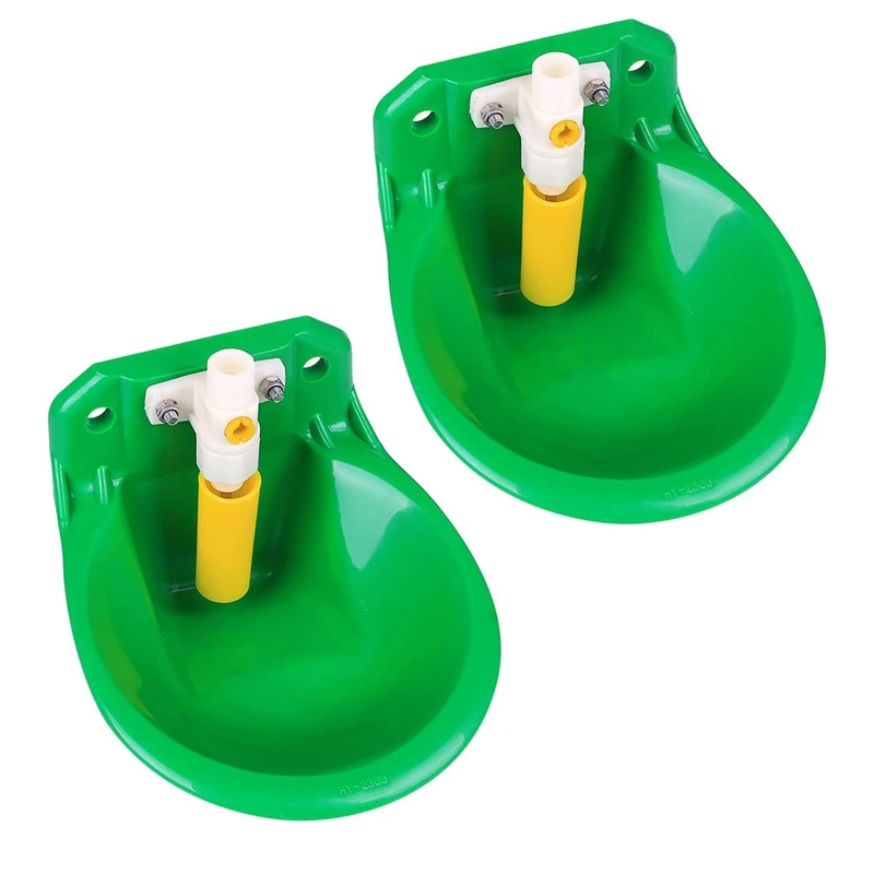 

2PCS Livestock Sheep Goat Drinker Bowl Water Fountain Cattle Sheep Dog Feeding Equipment Farm Animals