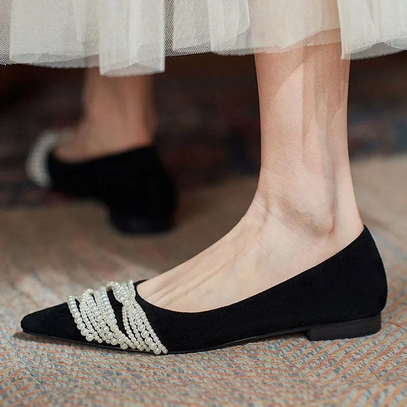 

Мюли женские на плоской подошве, заостренный носок, летние сандалии, дизайнерская повседневная обувь, модные пикантные для прогулок и вечер...