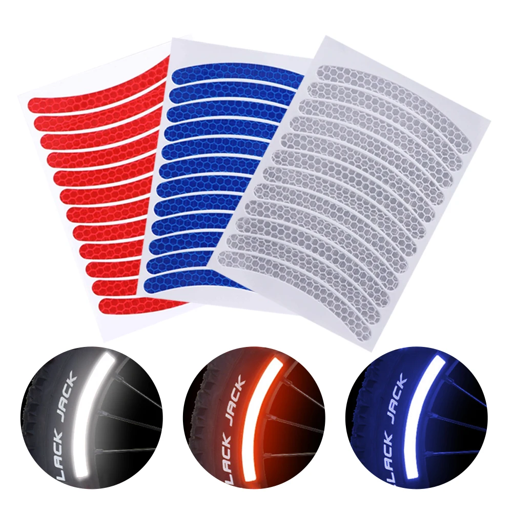 

Детская Светоотражающая наклейка для баланса велосипеда, наклейки на колеса, светоотражающая предупреждающая лента для шин, защитные накл...