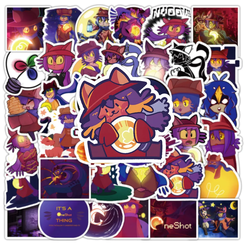 10/50 шт. Oneshot мультяшные наклейки игра Stciekr водостойкое украшение DIY ноутбук