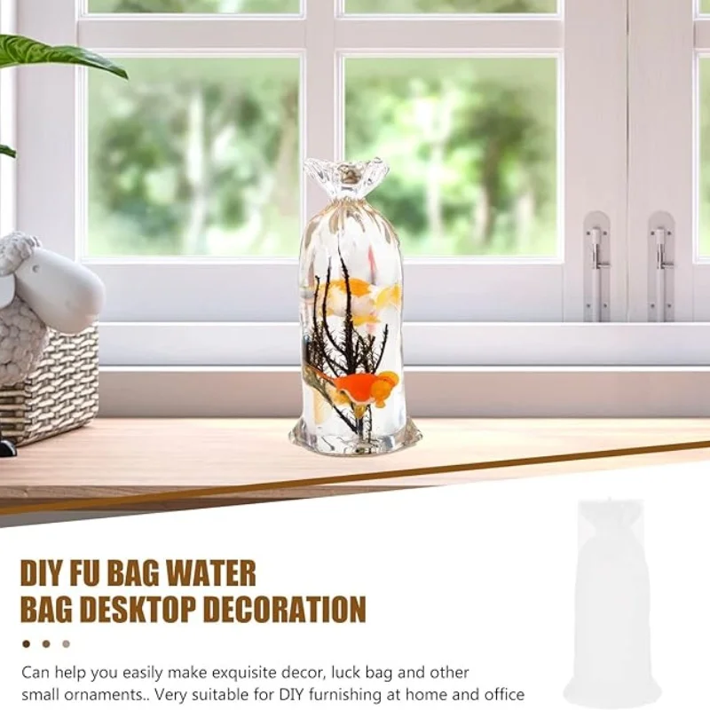 DIY счастливая сумка кристалл зеркальная для воды настольное украшение