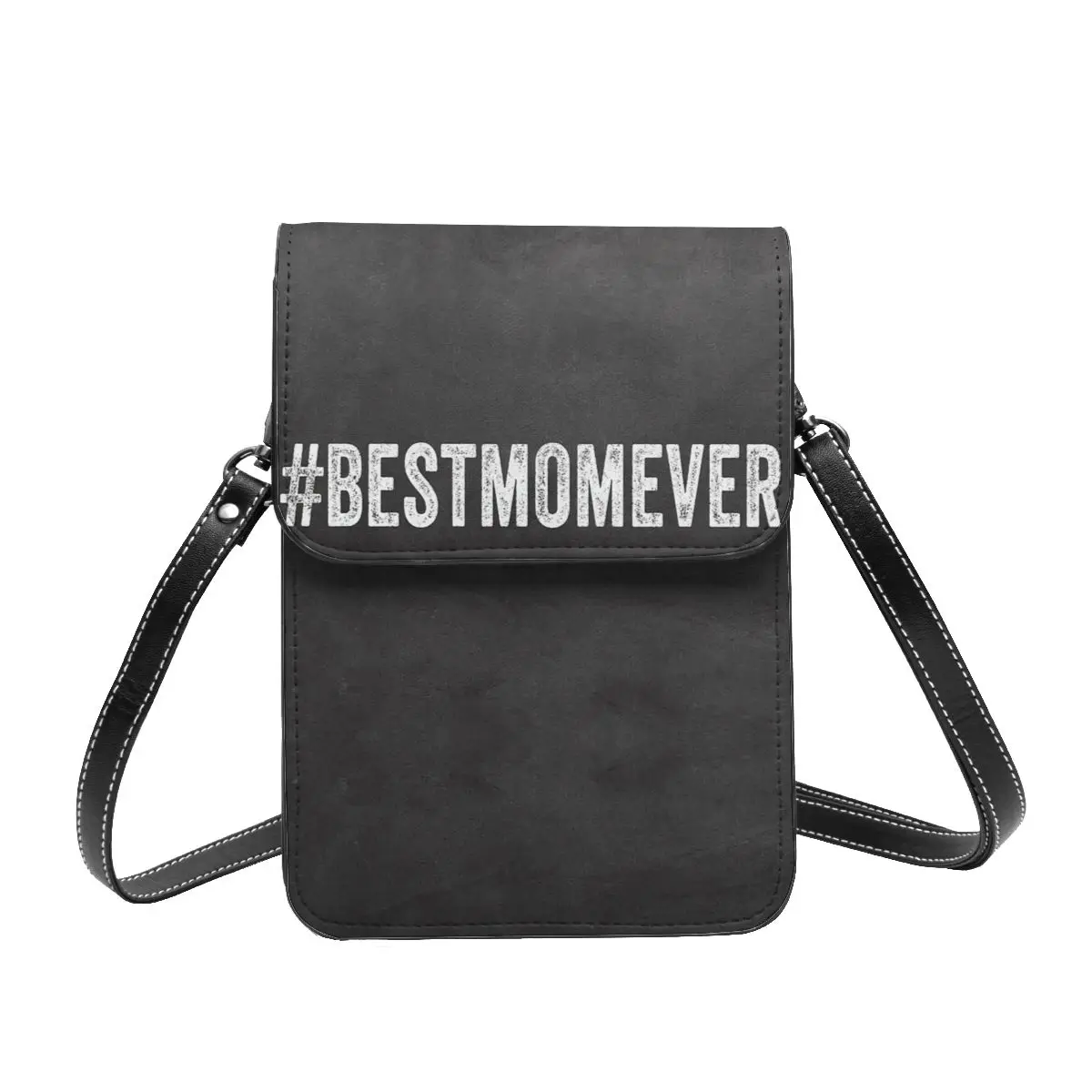 

Best Mom Ever Shoulder Bag Mothers Day Gift Student Gift Mobile Phone Bag Reusable Leather School Bags