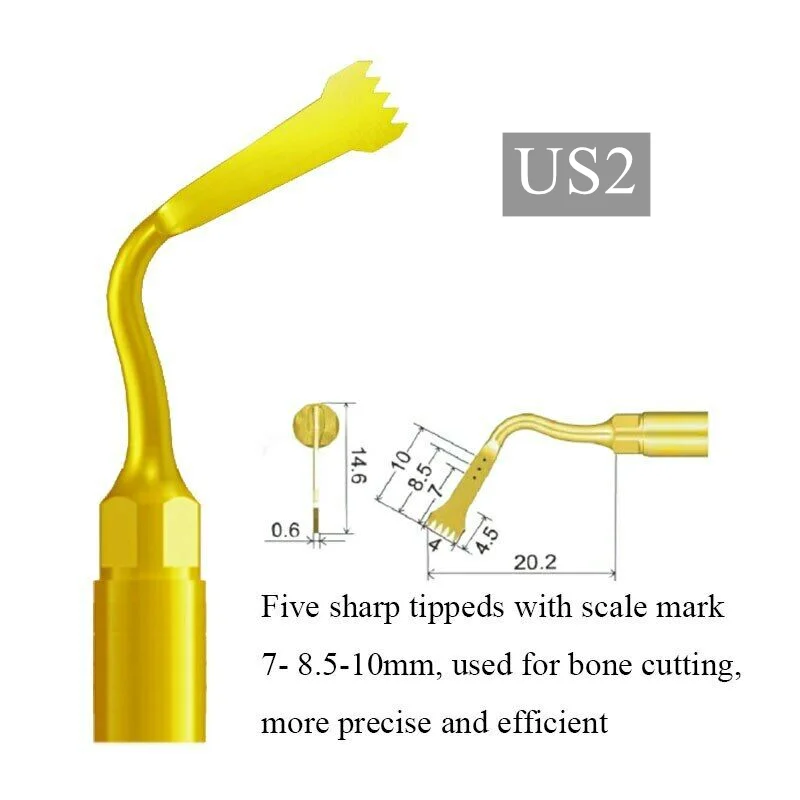 32 типа ультразвуковые наконечники для пьезохирургической резки костей