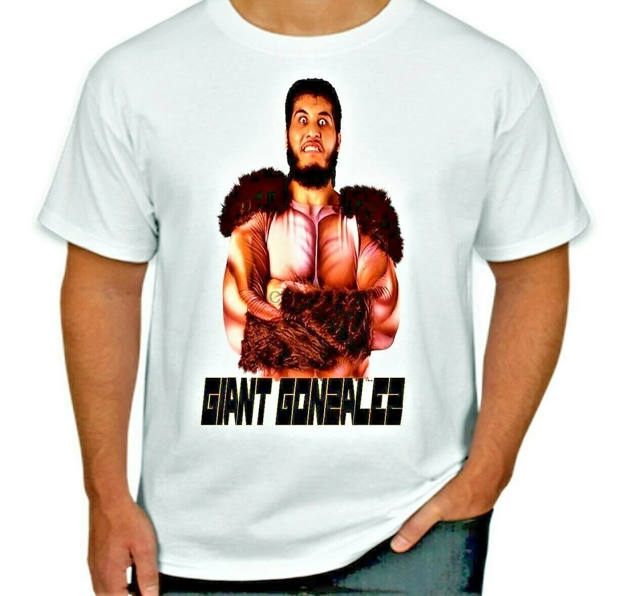 Винтажная футболка в стиле ретро 2 стиля гигантский гонсалез |
