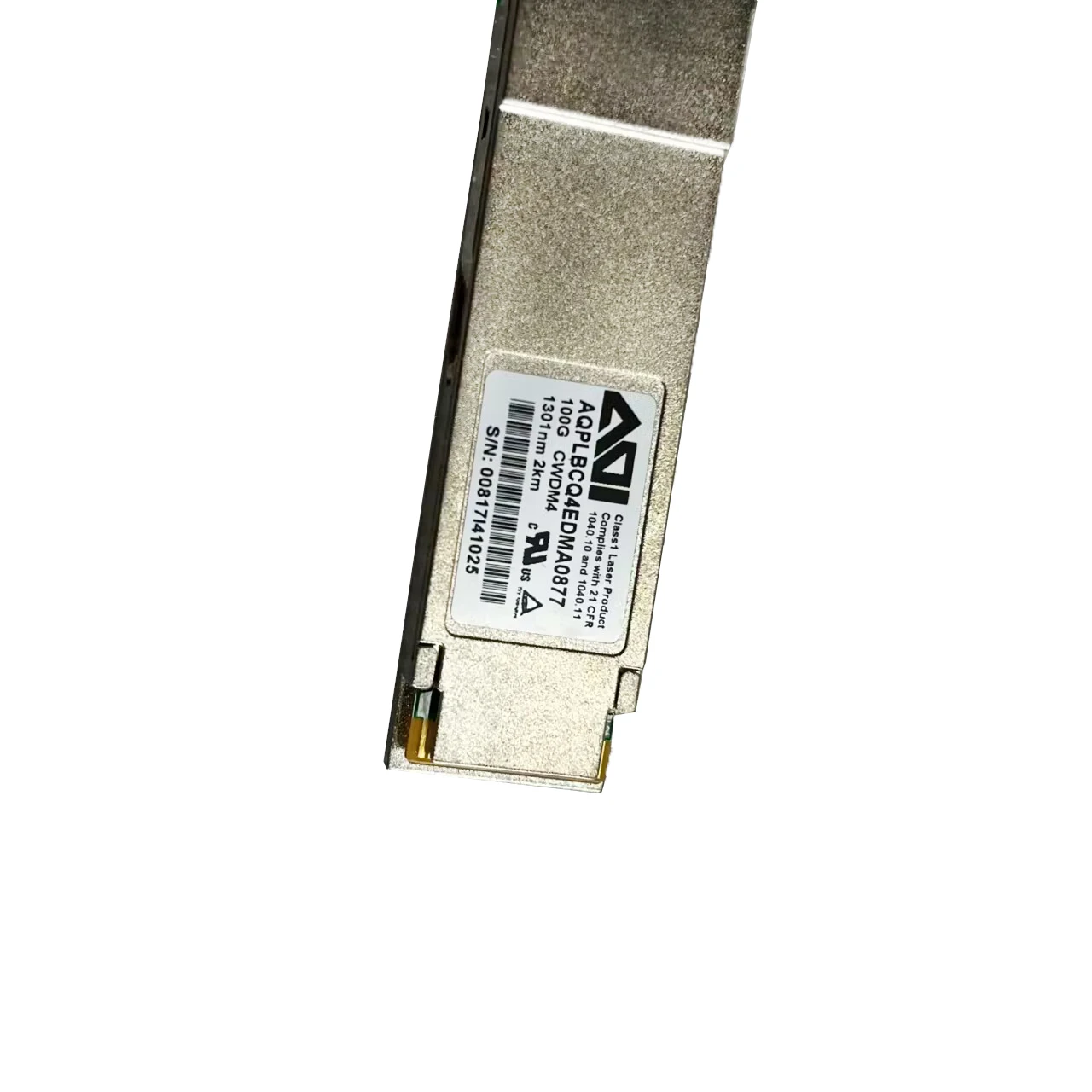 100G Base QSFP28 CWDM4 1310nm 2KM SMF Transceiver Module AQPLBCQ4EDMA0877 Fiber Optic Transceiver