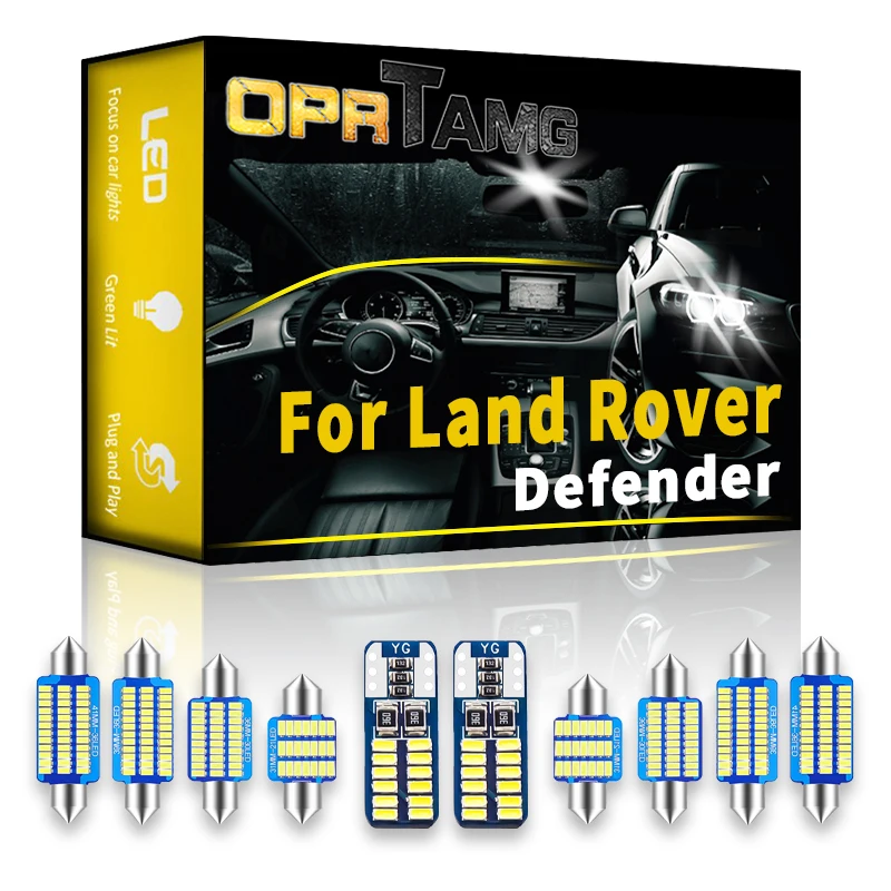 

OPRTAMG Canbus для Land Rover Defender 2005 2006 2007 2008 2009 2010-2022, запчасти для светового сигнала салона